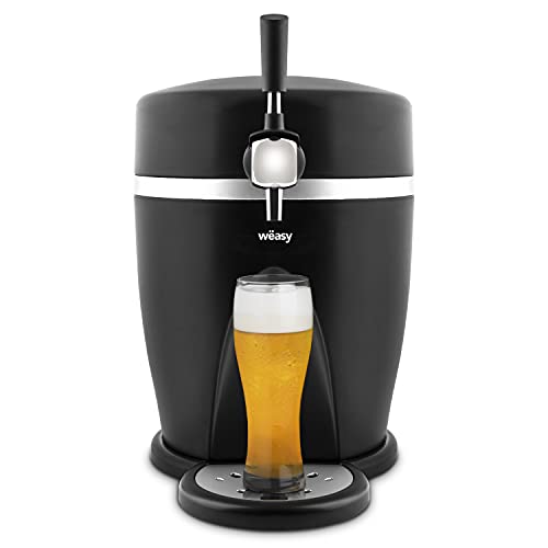 Wëasy Tireuse à bière PINT568, Compatible fûts préssurisés 5L, 60W,