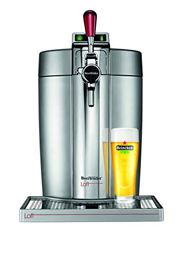 Krups Beertender Loft Edition Silver/Chrome Machine à bière, Tireuse à