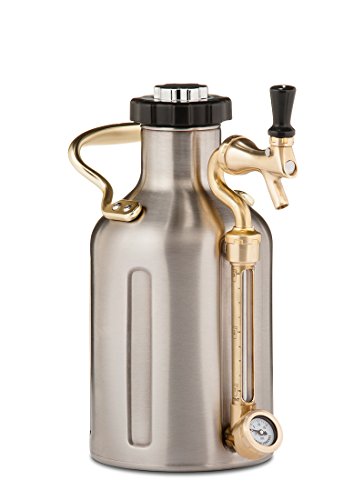 uKeg 64 Growler pressurisé pour bière artisanale 64 Ounce acier
